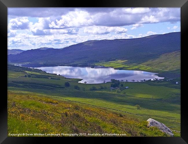 Beautiful Loch Freuchie Framed Print by Derek Whitton