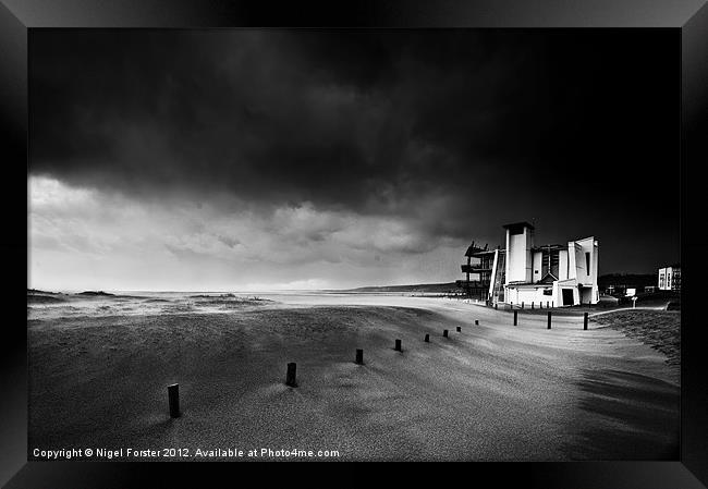 The visitor centre Llanelli Framed Print by Creative Photography Wales