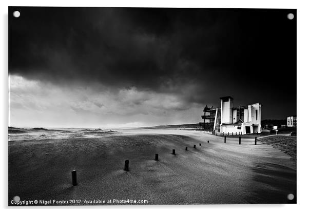 The visitor centre Llanelli Acrylic by Creative Photography Wales