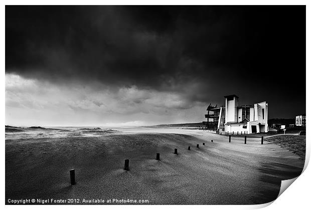 The visitor centre Llanelli Print by Creative Photography Wales