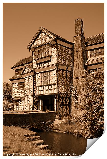 An Englishmans home is his castle Print by Brian  Raggatt