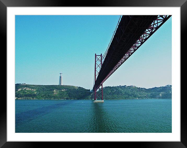 Cristo-Rei, Lisbon Framed Mounted Print by Andy White