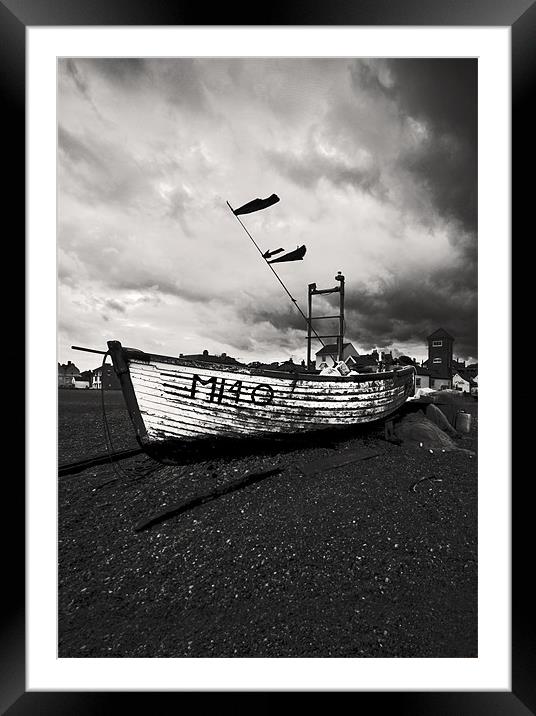 Aldeburgh Fishing Boat Framed Mounted Print by Darren Burroughs