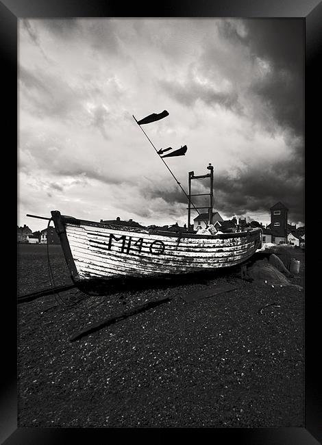 Aldeburgh Fishing Boat Framed Print by Darren Burroughs