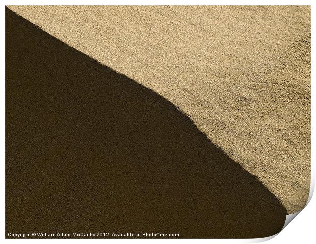 Sand Abstract Print by William AttardMcCarthy