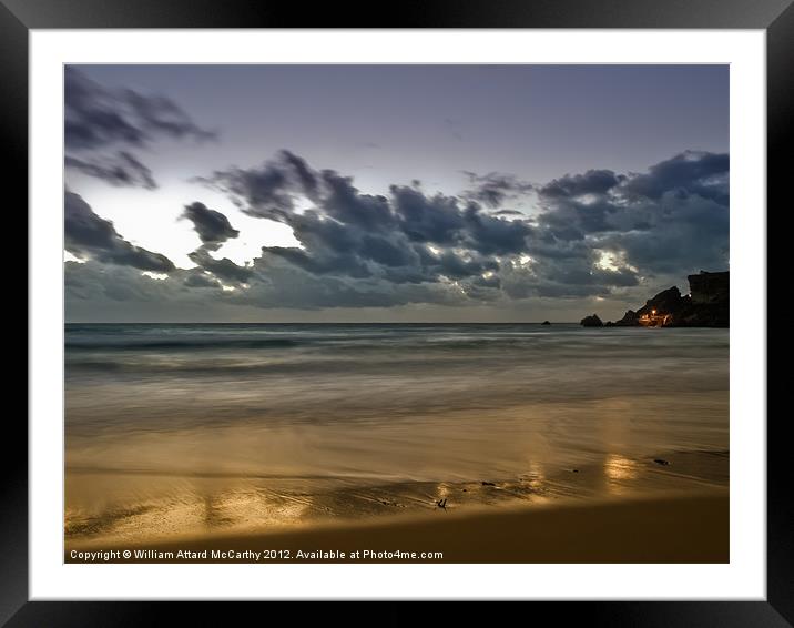 Golden Sands Framed Mounted Print by William AttardMcCarthy