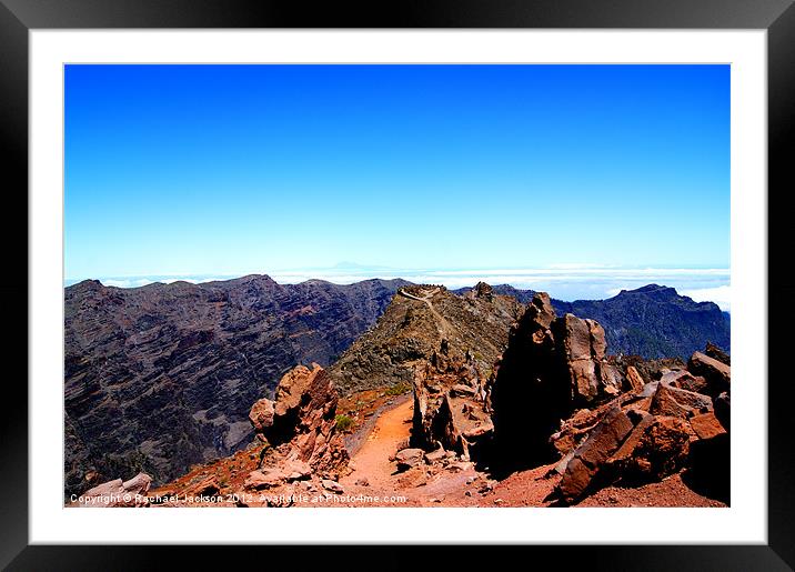 Rocky Road Framed Mounted Print by Rachael Hood