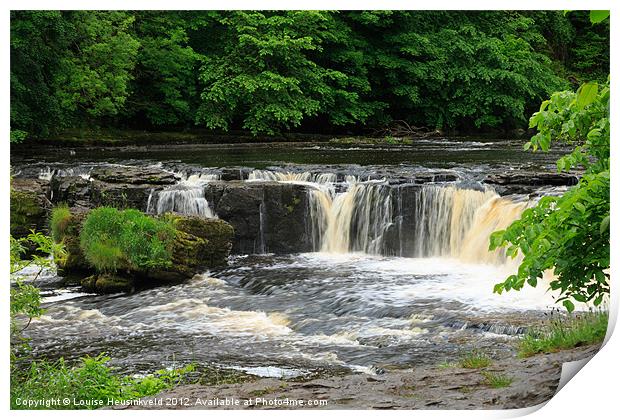 Aysgarth Falls, Wensleydale, Yorkshire Print by Louise Heusinkveld