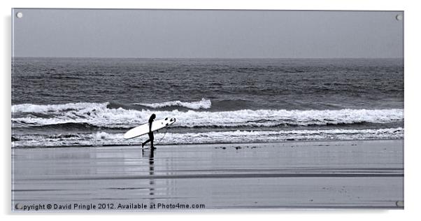 Surfer Acrylic by David Pringle