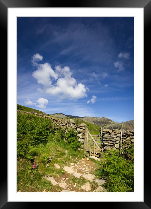 Gateway to the Fells Framed Mounted Print by Simon Wrigglesworth