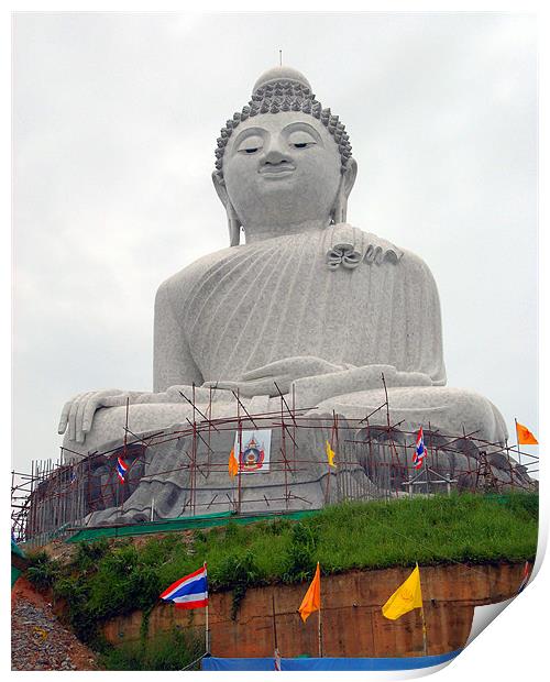 Big Buddha, Phuket Print by David Worthington