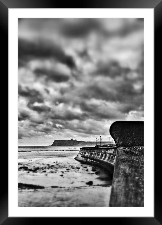 Scarborough Castle from North Bay Promenade Framed Mounted Print by Celtic Origins
