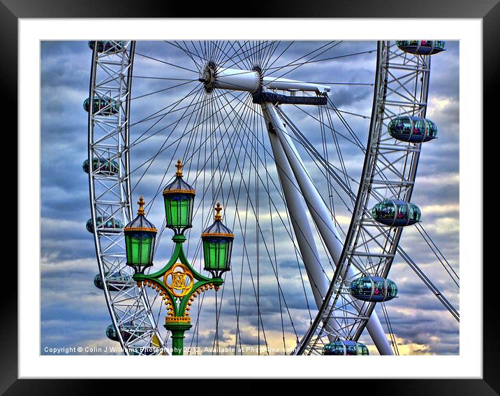 Lamps And The Eye Framed Mounted Print by Colin Williams Photography
