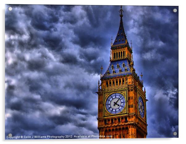 Big Ben London Acrylic by Colin Williams Photography