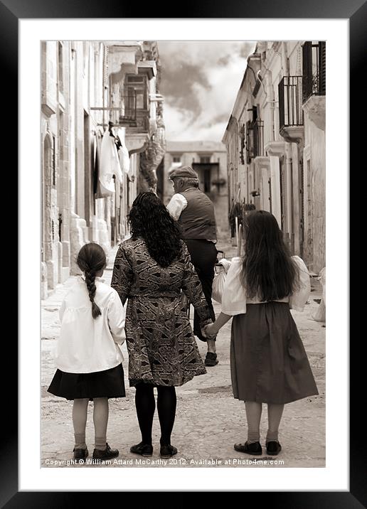 Valletta 1939 Framed Mounted Print by William AttardMcCarthy