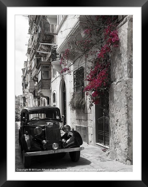 Valletta 1939 Framed Mounted Print by William AttardMcCarthy