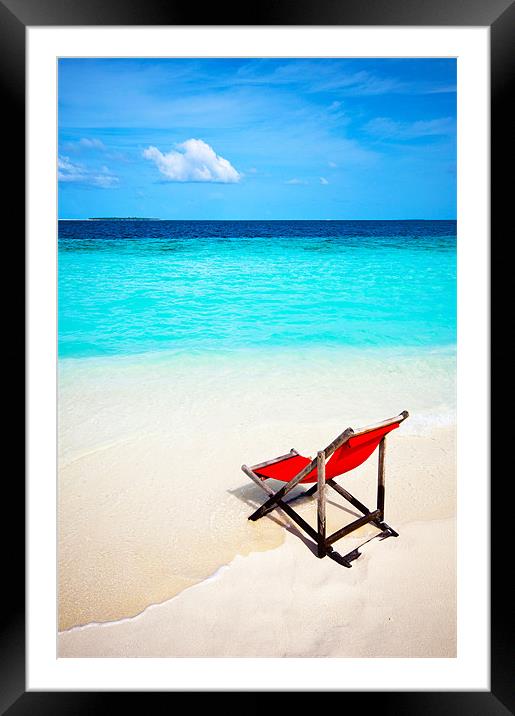 Relaxation Framed Mounted Print by Dave Wragg