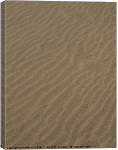 Sand Texture Canvas Print by William AttardMcCarthy