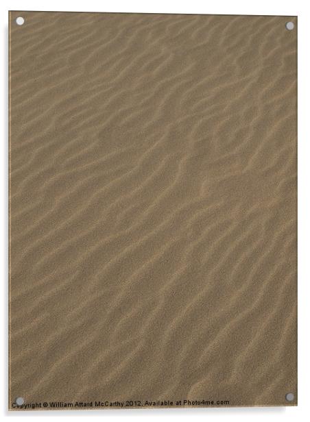 Sand Texture Acrylic by William AttardMcCarthy