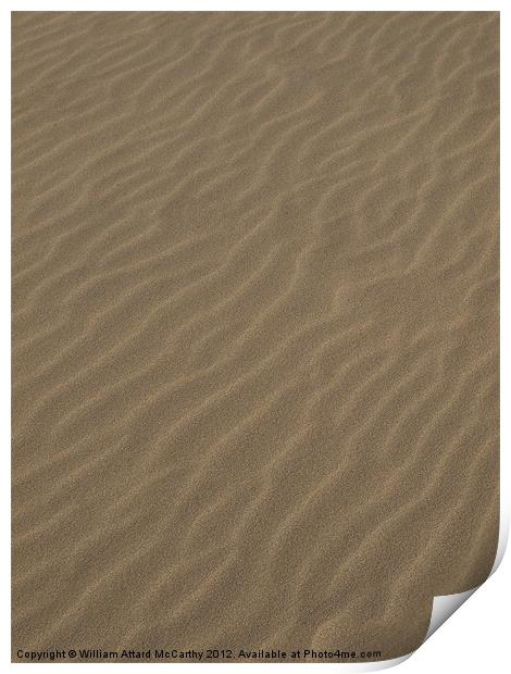 Sand Texture Print by William AttardMcCarthy