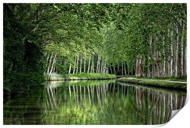 Canal du Midi Print by Keith Barker