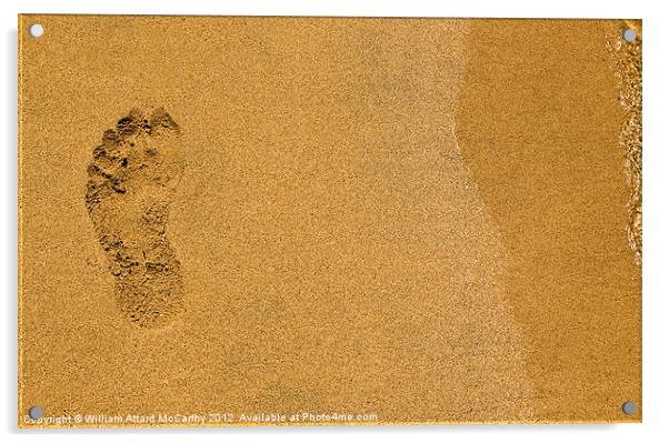 Sandprint Acrylic by William AttardMcCarthy