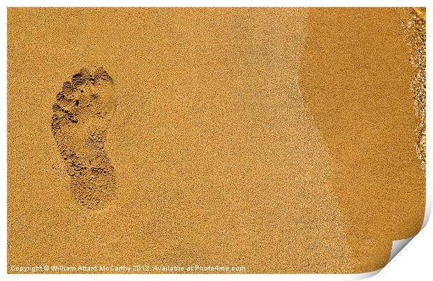 Sandprint Print by William AttardMcCarthy