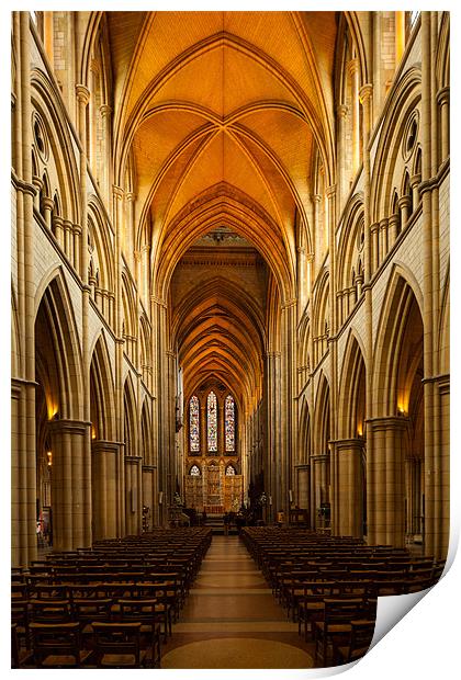Truro Cathedral Print by Thomas Schaeffer