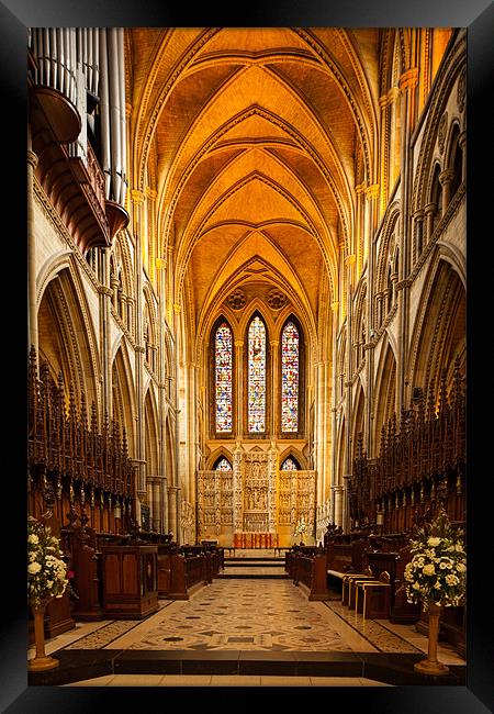 Truro Cathedral Framed Print by Thomas Schaeffer