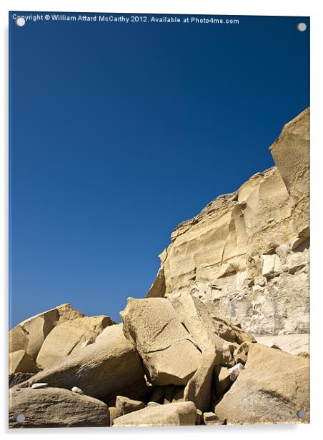 Sandstone Erosion Acrylic by William AttardMcCarthy