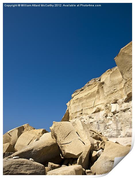 Sandstone Erosion Print by William AttardMcCarthy