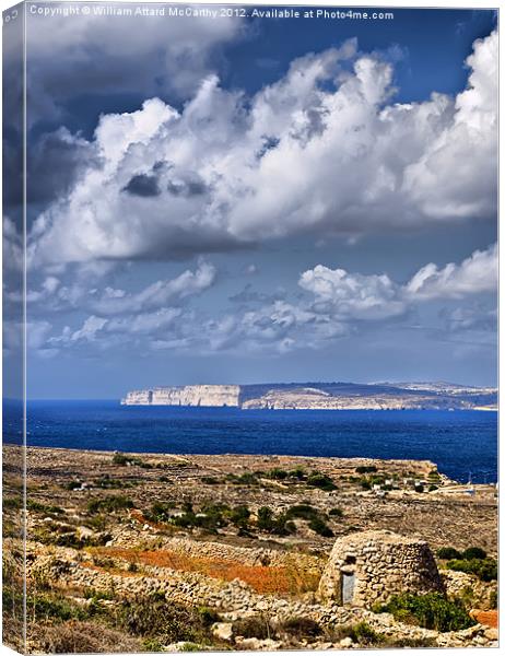 Girna in HDR Canvas Print by William AttardMcCarthy