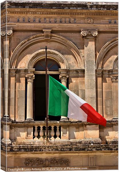 Italian flag Canvas Print by Lucy Antony