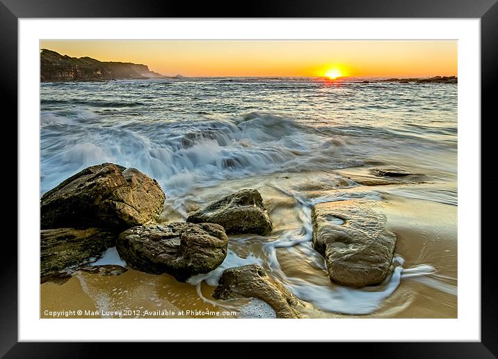 Morning Warmth Framed Mounted Print by Mark Lucey