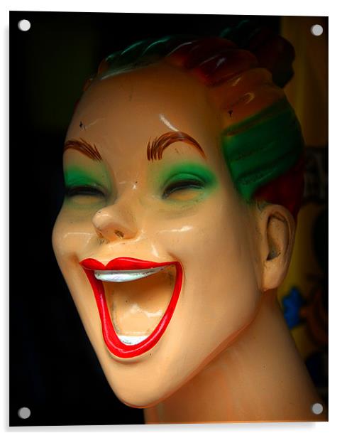 Laughing Manakin Acrylic by David Worthington