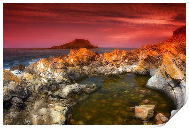The Worms Head Print by Chris Manfield