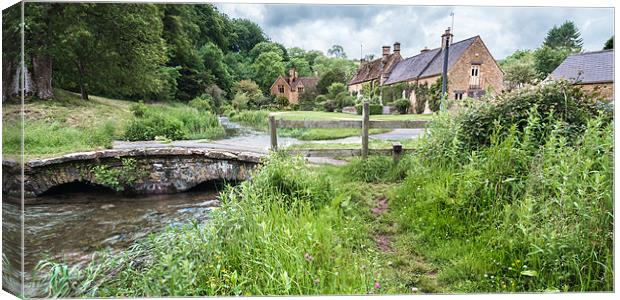 Upper Slaughter, Cotswolds Canvas Print by Stephen Mole