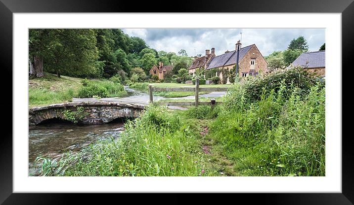 Upper Slaughter, Cotswolds Framed Mounted Print by Stephen Mole