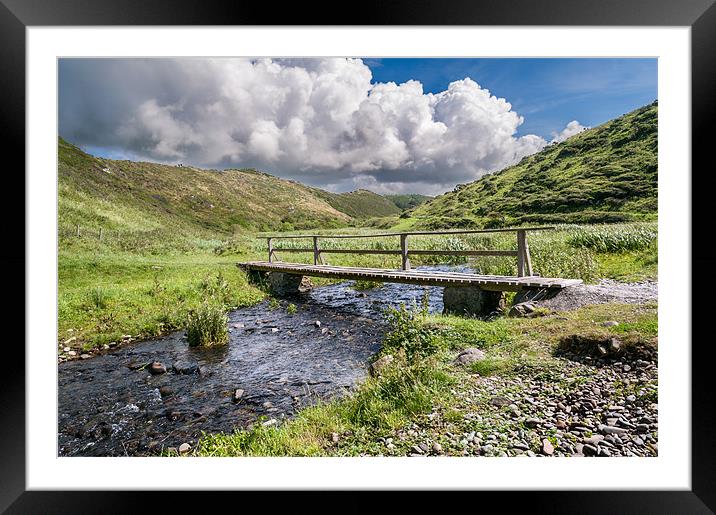 Stream at Solva, Pembrokeshire Framed Mounted Print by Stephen Mole