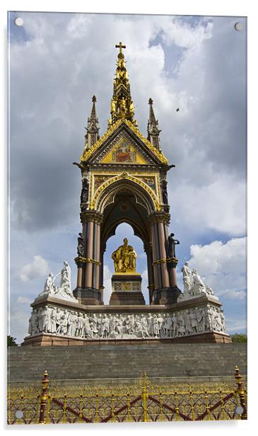 Prince Albert memorial statue Acrylic by David French
