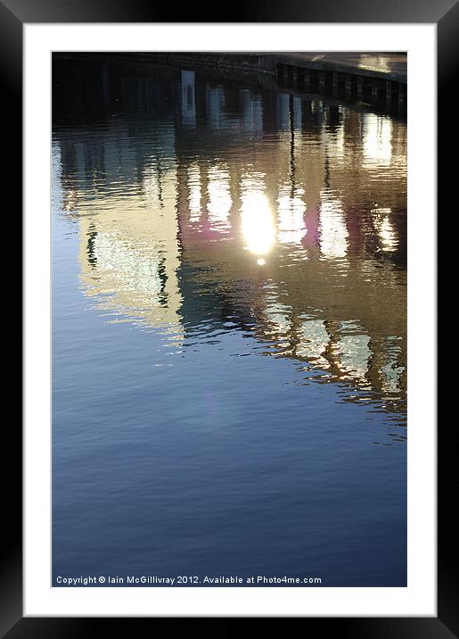 Building Reflection Framed Mounted Print by Iain McGillivray