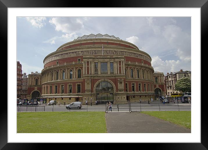 Royal Albert Hall Framed Mounted Print by David French
