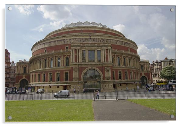 Royal Albert Hall Acrylic by David French
