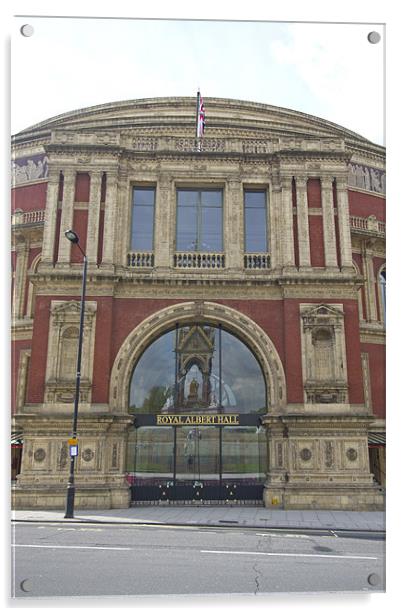 Royal Albert Hall Acrylic by David French