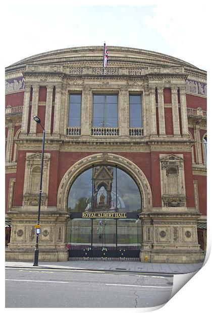 Royal Albert Hall Print by David French