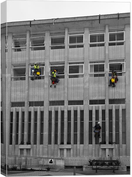 Window cleaning Canvas Print by David French
