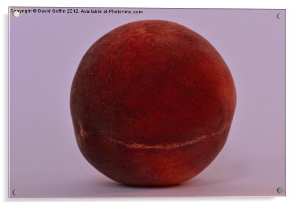 A ripe peach Acrylic by David Griffin
