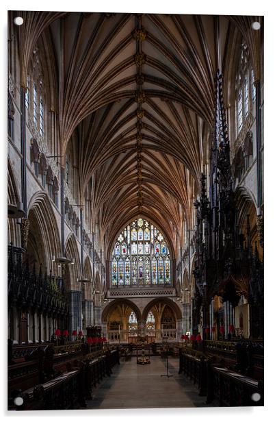 Exeter Cathedral Acrylic by Thomas Schaeffer