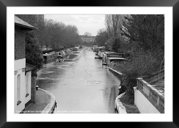 Grand Union Canal Framed Mounted Print by Iain McGillivray