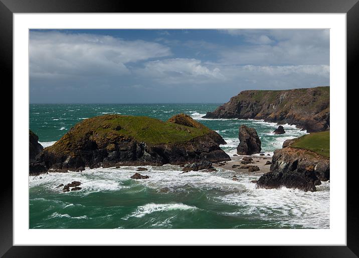 Kynance Cove Framed Mounted Print by Thomas Schaeffer